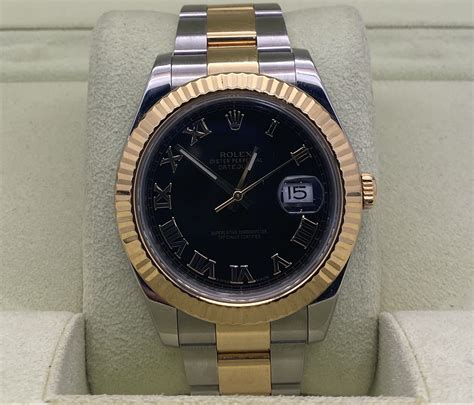 rolex datejust 2 black dial gold|rolex datejust 41mm black face.